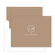 Circle Initials Folded Note Cards Image 6 of 19